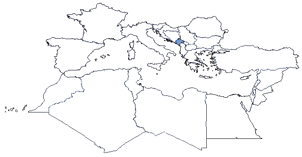 Map of Kosovo